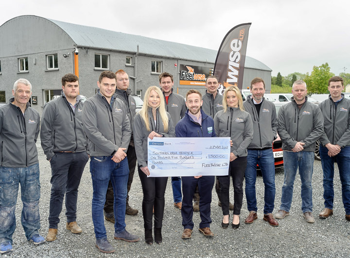 Marathon fundraising by the team at Fleetwise